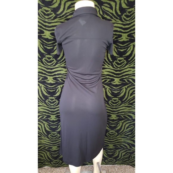 Button up collared midi dress - Picture 5 of 6